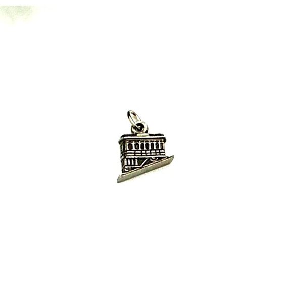 Pewter San Francisco Cable Car Charm Pendant - Picture 4 of 5